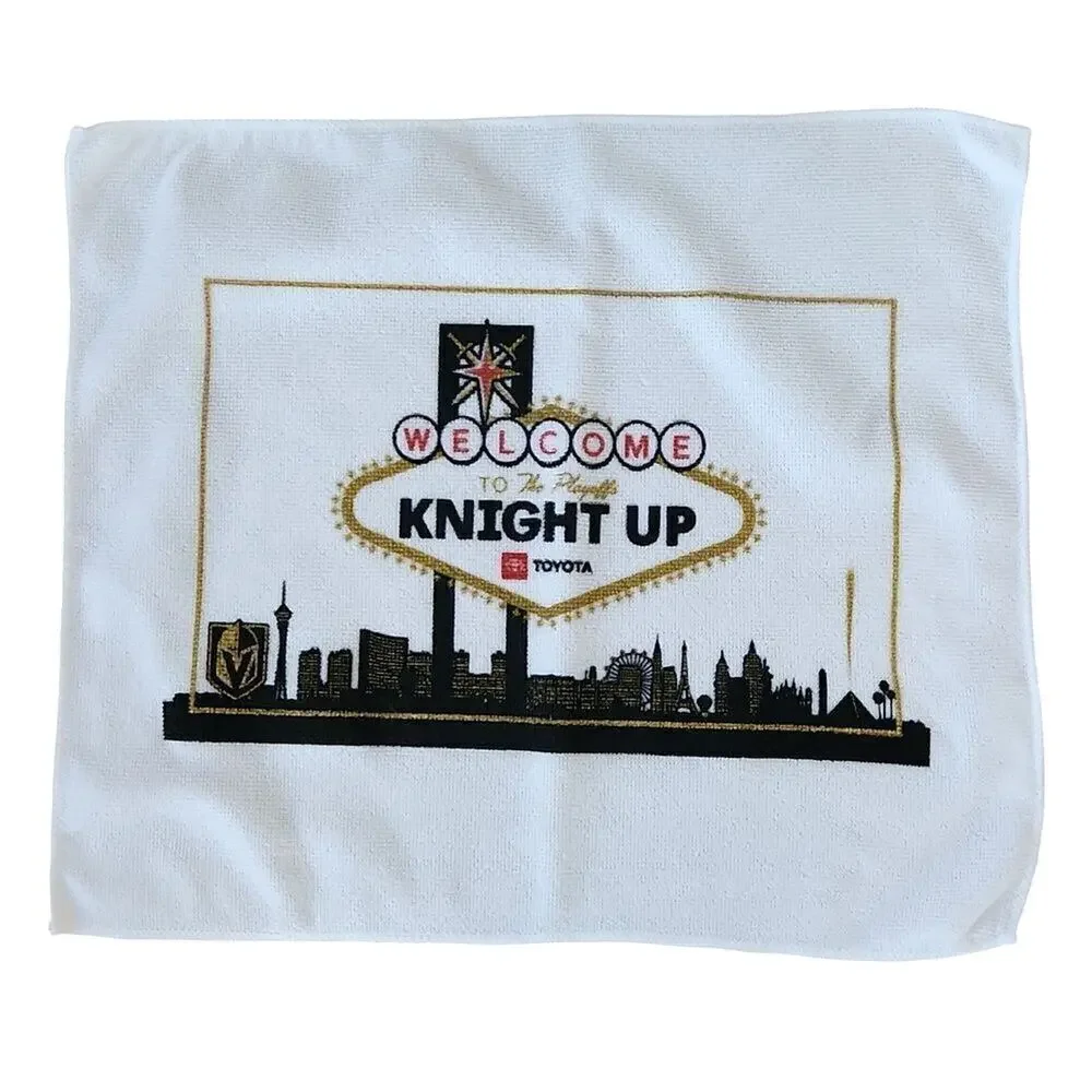 WELCOME to the playoffs, KNIGHT UP. Rally towel. VGK